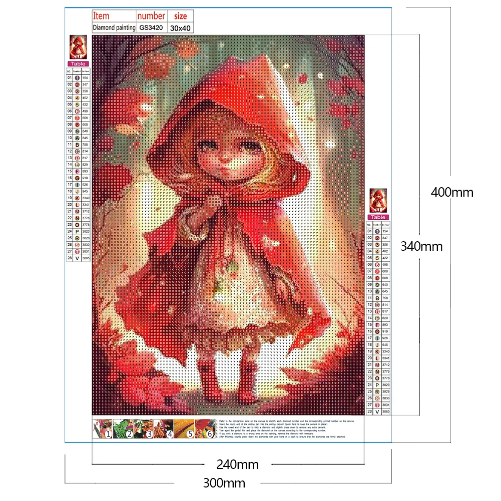 Diamond Painting - Full Round Drill - Elf Girl(30*40cm)