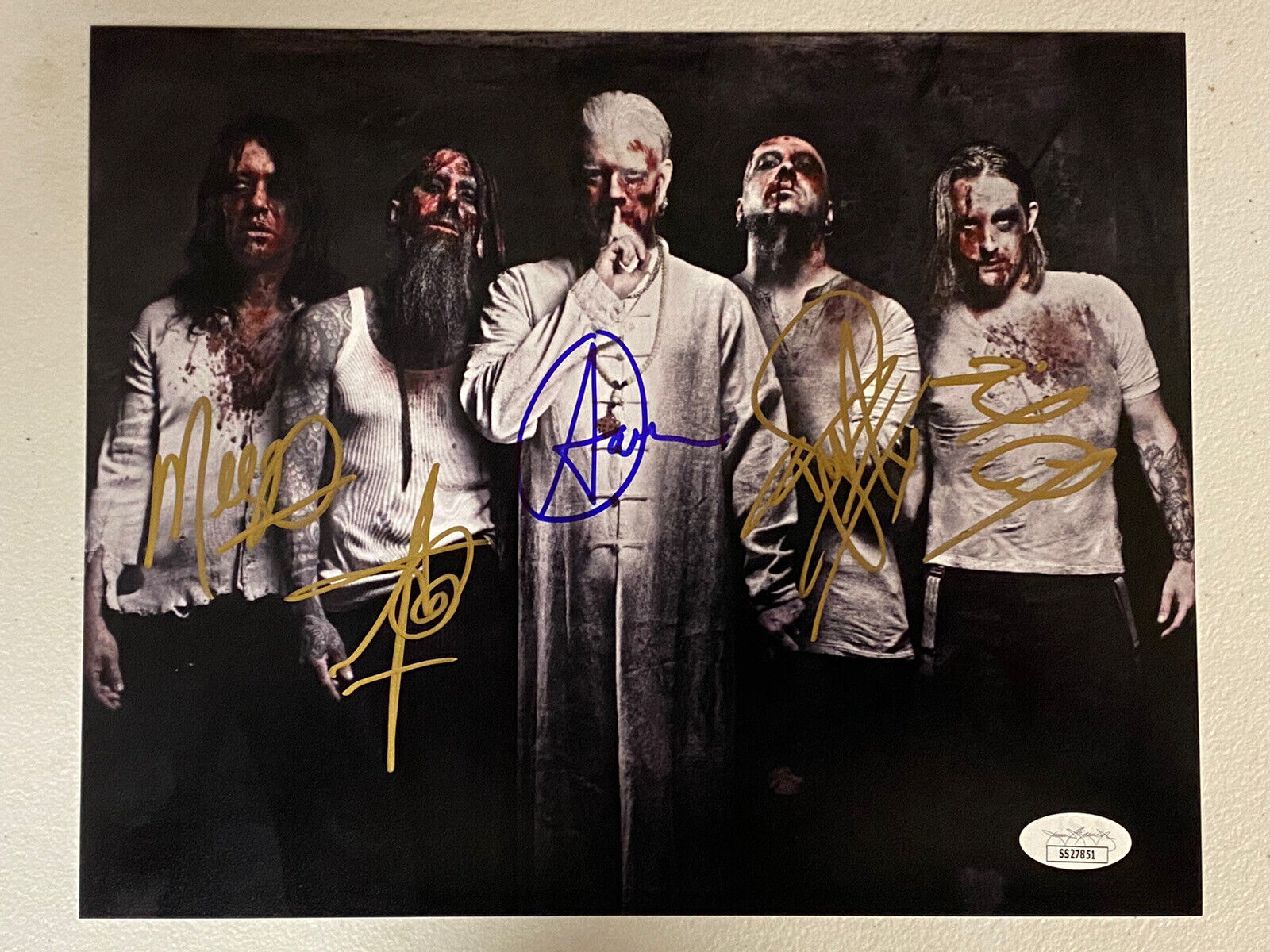 GEMINI SYNDROME BAND AUTOGRAPHED SIGNED 8X10 Photo Poster painting JSA COA # SS27851