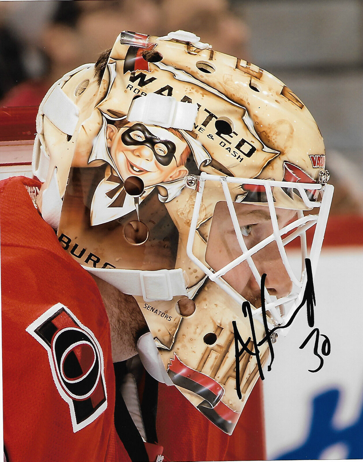 Ottawa Senators Andrew Hammond Signed Autographed 8x10 Photo Poster painting COA B