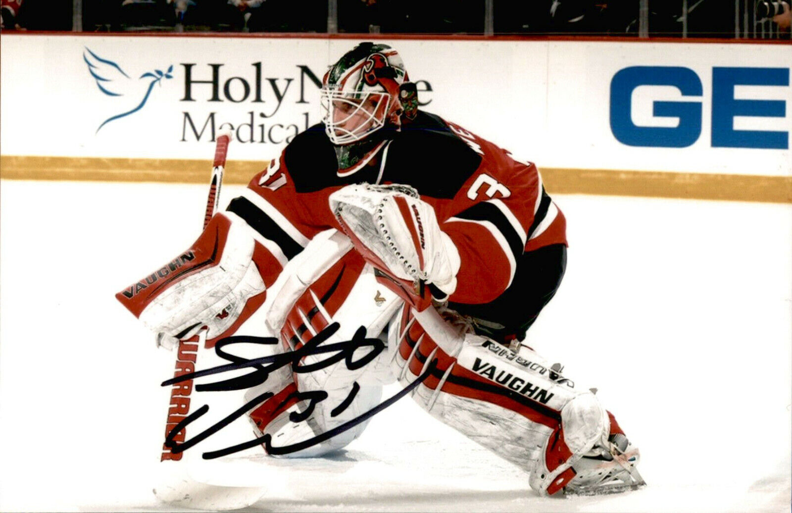 Scott Wedgewood SIGNED 4x6 Photo Poster painting NEW JERSEY DEVILS #5