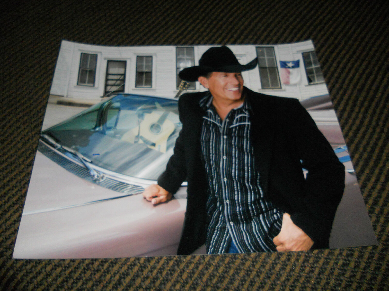 George Strait Sexy Country Music Promo Color 8x10 Photo Poster painting