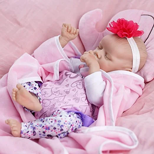 JIZHI® Lifelike Reborn Dolls 17-Inch Baby Soft Body Realistic