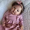 [New Series] 20'' Lifelike Realistic Awake Girl Doll Bolima Reborn Baby Doll with Brown Hair with Heartbeat and Sound - RBBI-Myrebornbabydoll&reg; Myrebornbabydoll&reg;