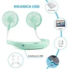 Mini ventola ricaricabile intorno al collo