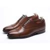 Mens Cap Toe Wedding Oxfords Shoes