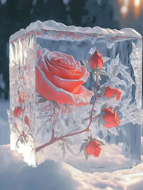 Diamond Painting - Full Round/Square Drill - Rose(30*40 - 50*60cm)