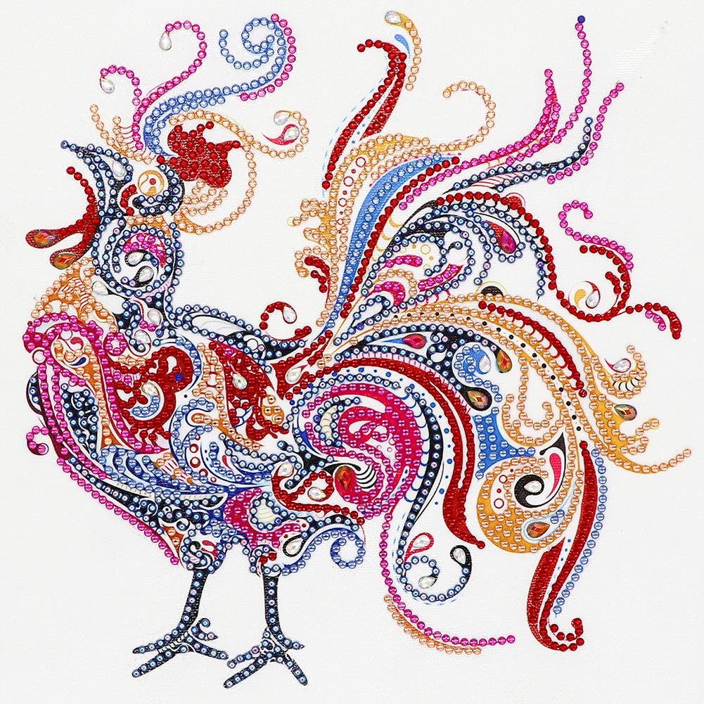 Diamond Painting - Special Shaped Drill - Rooster(30*30cm)