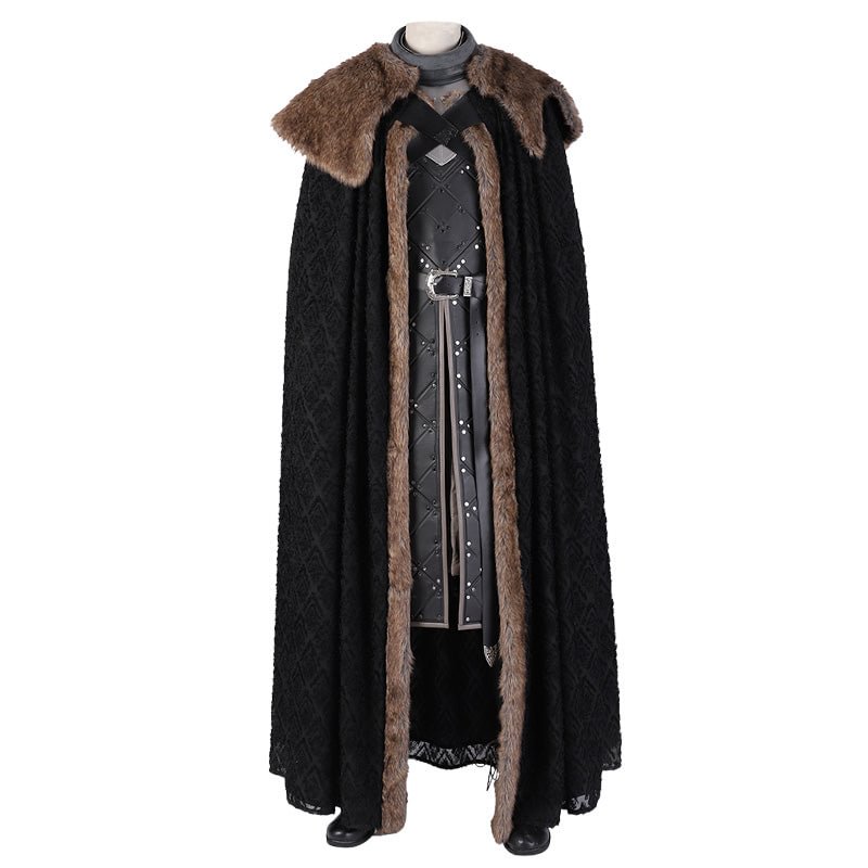 Game Of Thrones Season 8 Jon Snow Cosplay Costume