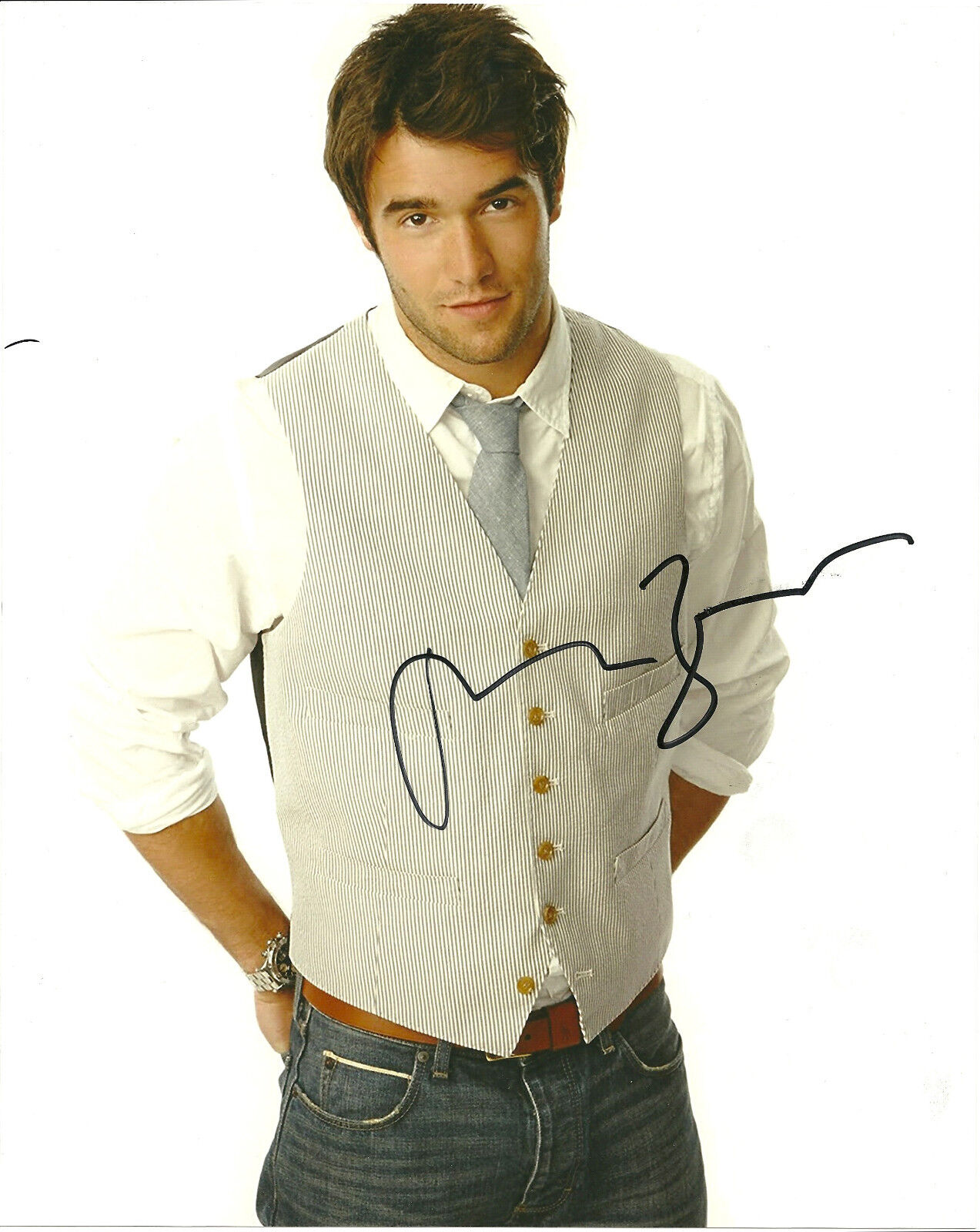 Revenge Joshua Bowman Signed Autographed 8x10 Photo Poster painting COA