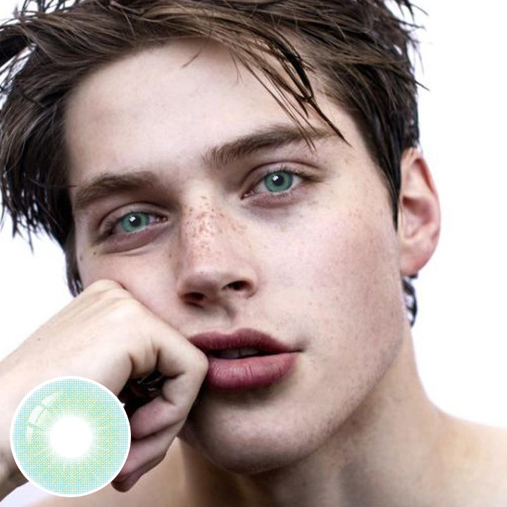 Men's SKY BLUE Colored Contacts