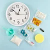 DIY Glass Mosaic Tiles Crafts Kits Handmade Clock Home Decor Gifts