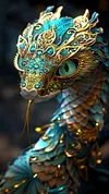Luxury AB Velvet Diamond Painting Kit - Dragon