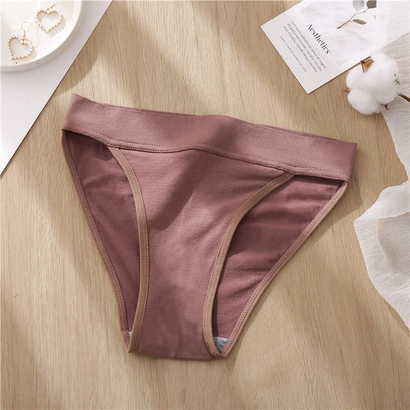 FINETOO Low-rise Women Panties Comfort Ladies Briefs Female Underpants Cotton Crotch Underwear Seamless Bikini Lingerie S-L New