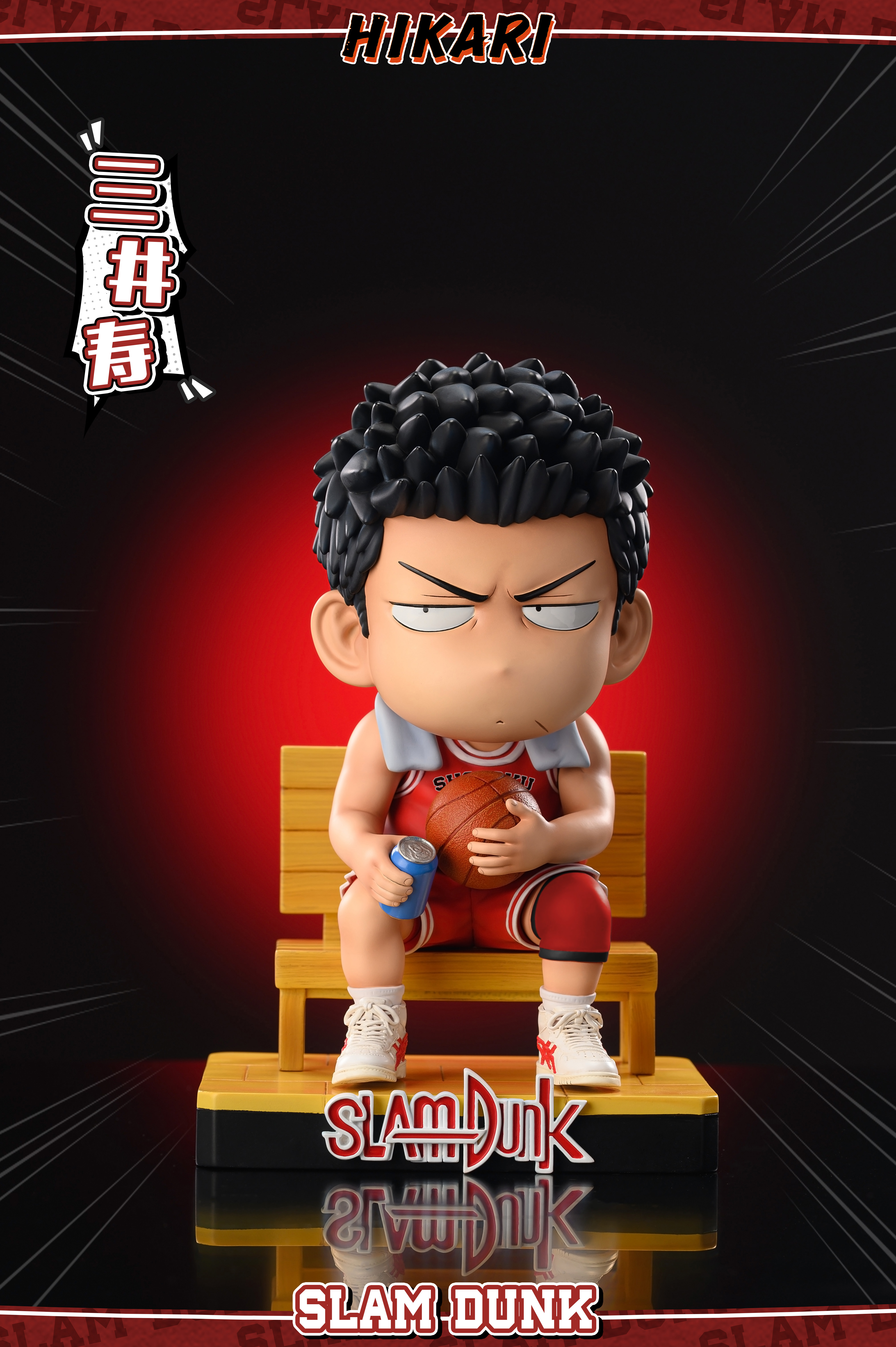 PRE-ORDER HIKARI Studio - Slam Dunk SHOHOKU Five Tigers #3 Mitsui Hisashi Statue(GK)-