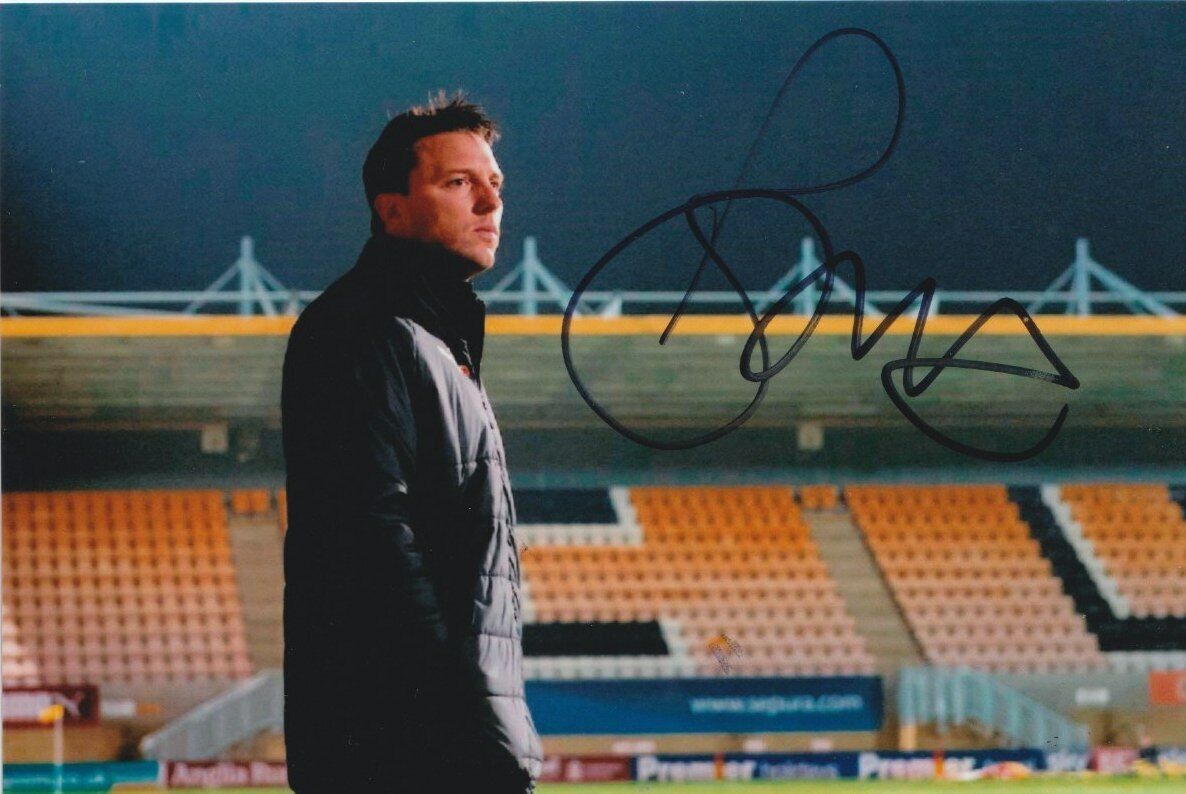 MARK BONNER HAND SIGNED 6X4 Photo Poster painting - CAMBRIDGE UNITED - FOOTBALL AUTOGRAPH 1