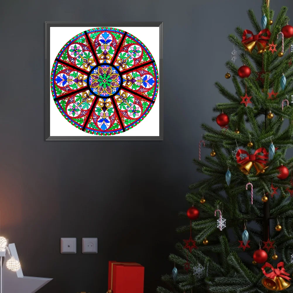 Full Round Diamond Painting 40*40cm - Mandala