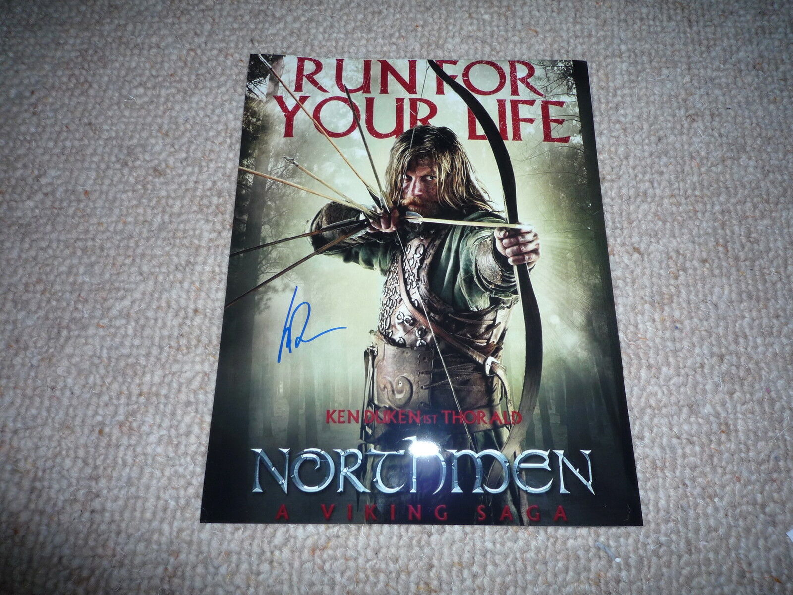 KEN DUKEN signed autograph 8x10 20x25cm In Person NORTHMEN - A VIKING SAGA