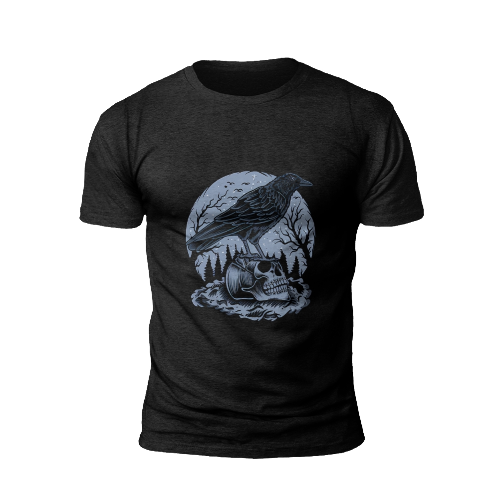 Raven's Omen: Guardian of the Ancient Skull T-shirt