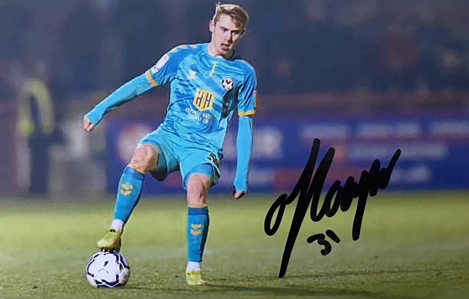 Oli Cooper Genuine Hand Signed Newport County 6X4 Photo Poster painting 2