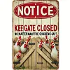 Chicken Notice - Vintage Metal Signs(8*12Inch/12*16Inch) - Chicken