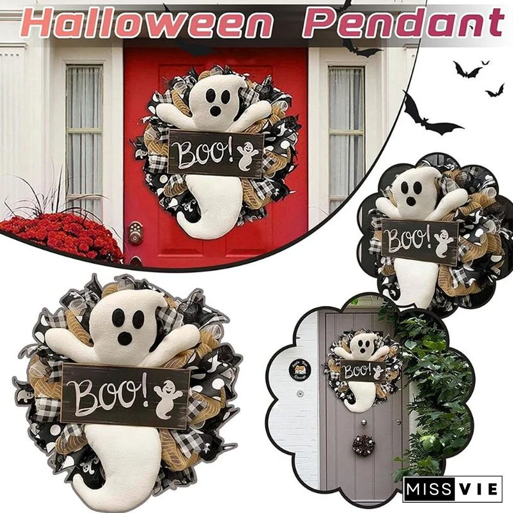 Environmentally Friendly And Non Toxic Ghost Wreath Decor