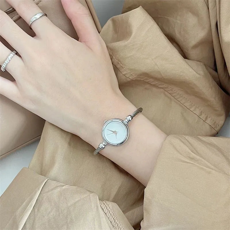 Minimalist Round Buckle Quartz Women’s Watches