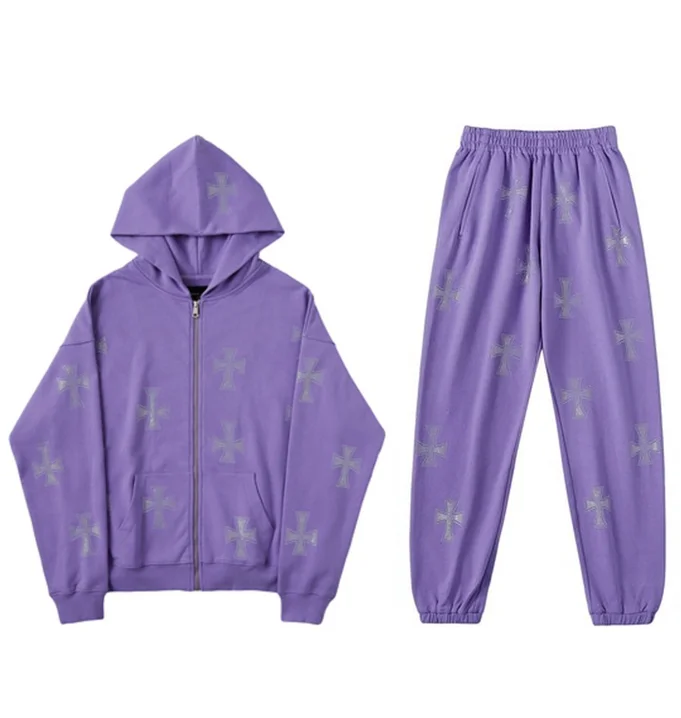 Wongn Women's Tracksuit Casual Rhinestone Long Sleeve Hooded Sport Suits Hoodie Sweatshirts and Long Pant Two Piece Sets y2k New pants