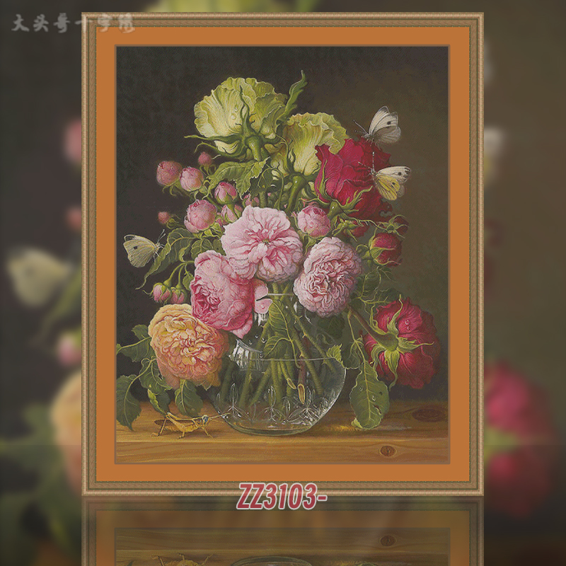 [ZZ3103-Flower Language Waiting]  Painting Fairy Cross Stitch