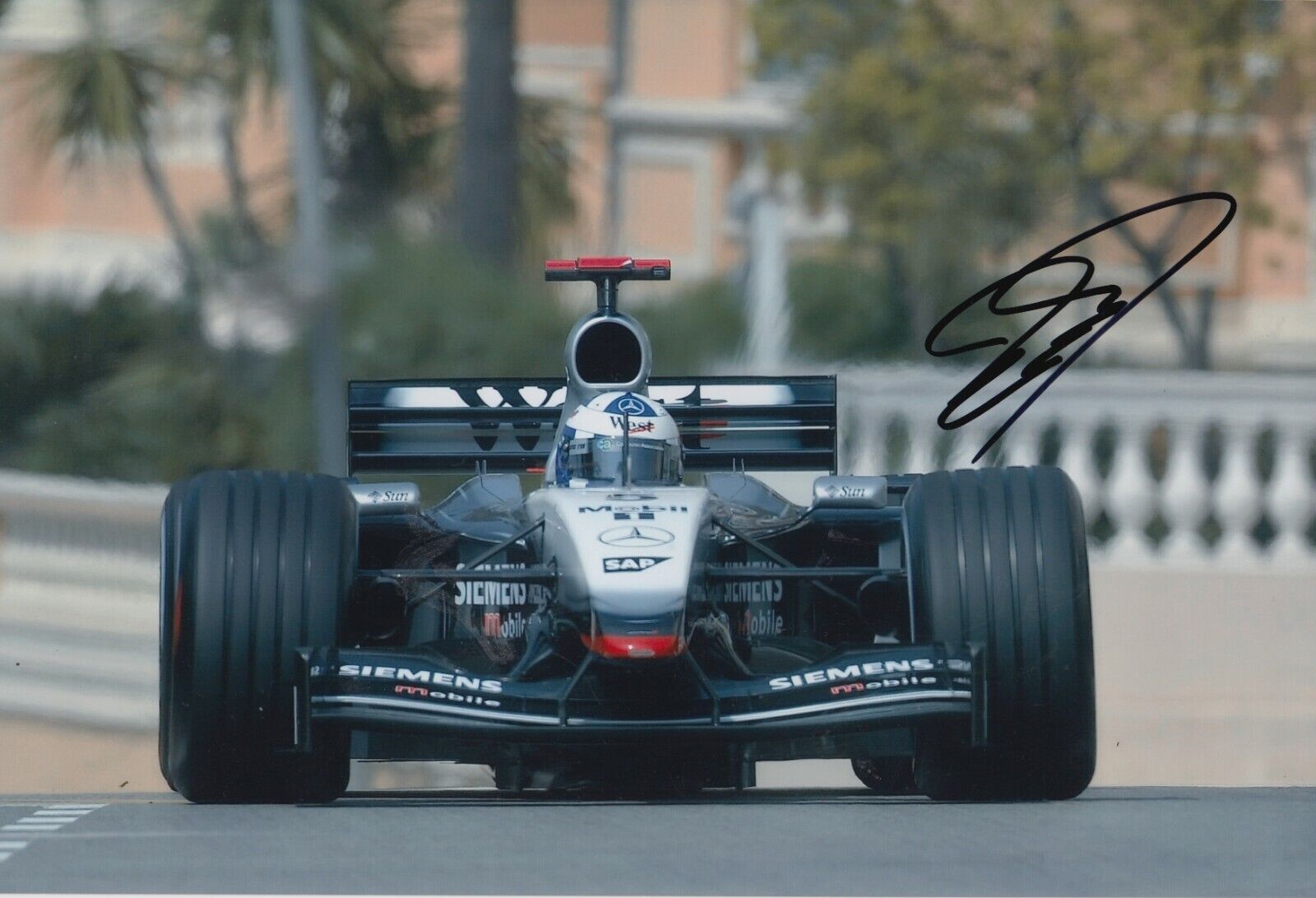 David Coulthard Hand Signed 12x8 Photo Poster painting - McLaren Mercedes F1 Autograph 2.