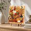 Thanksgiving Day DIY 5D Diamond Painting Kit with Frame 25x25cm
