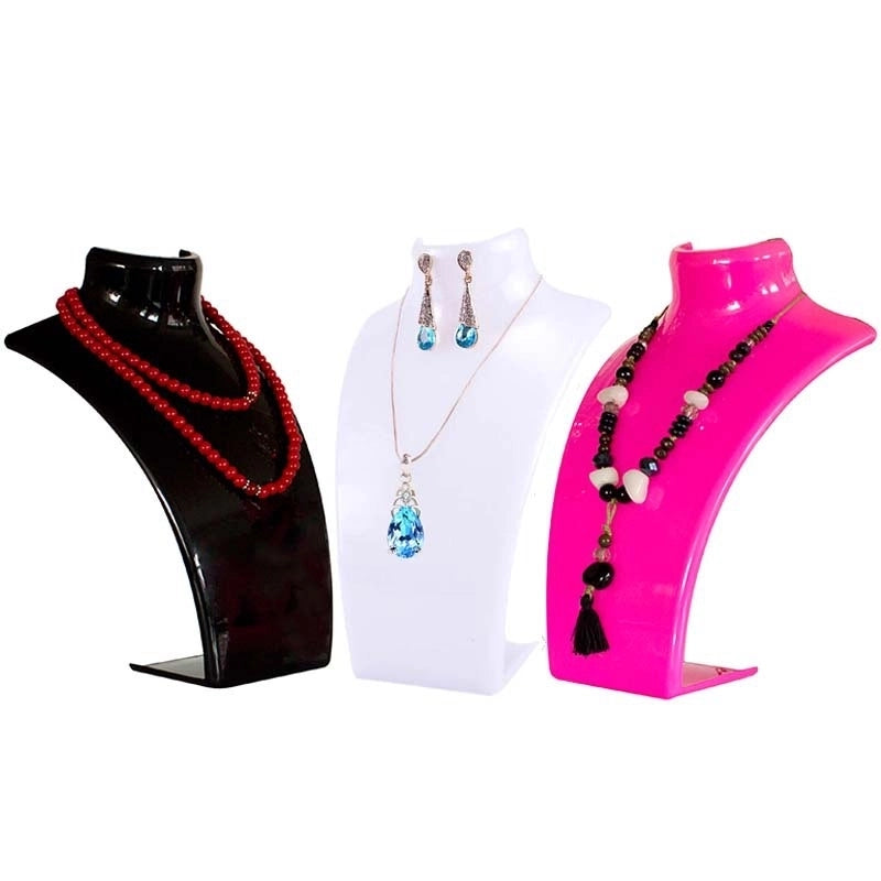 Acrylic Model Rack Necklace Jewelry Display Rack Portrait Neck Rack Jewelry Rack Props