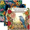 3PCS Bird Coloring Book Set Mindfulness Art Books for Adults 