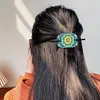 5Pcs pu mandala motif cheveux b&acirc;tons-bricolage accessoires de mode