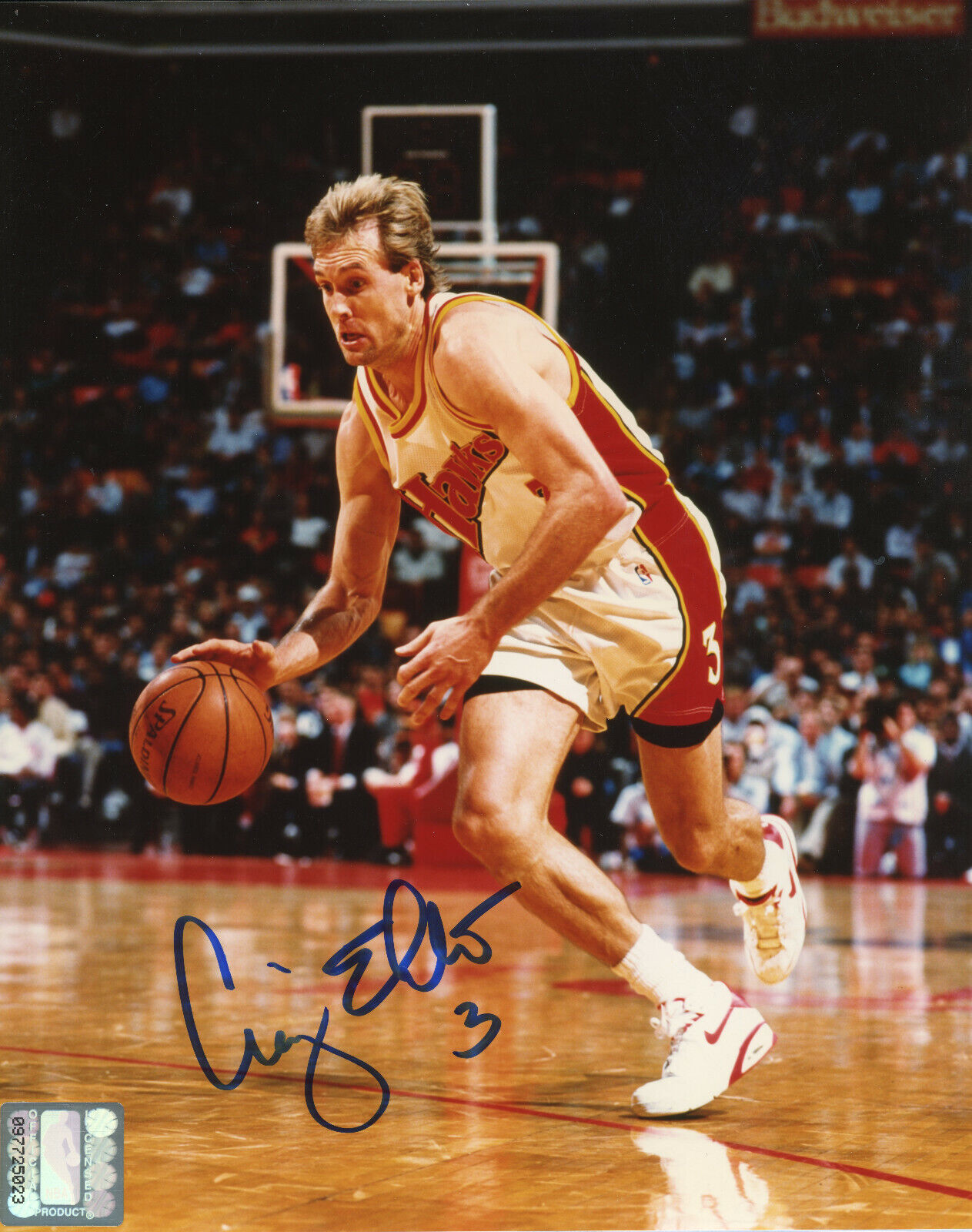 Craig Ehlo Autographed 8x10 Atlanta Hawks#S1473