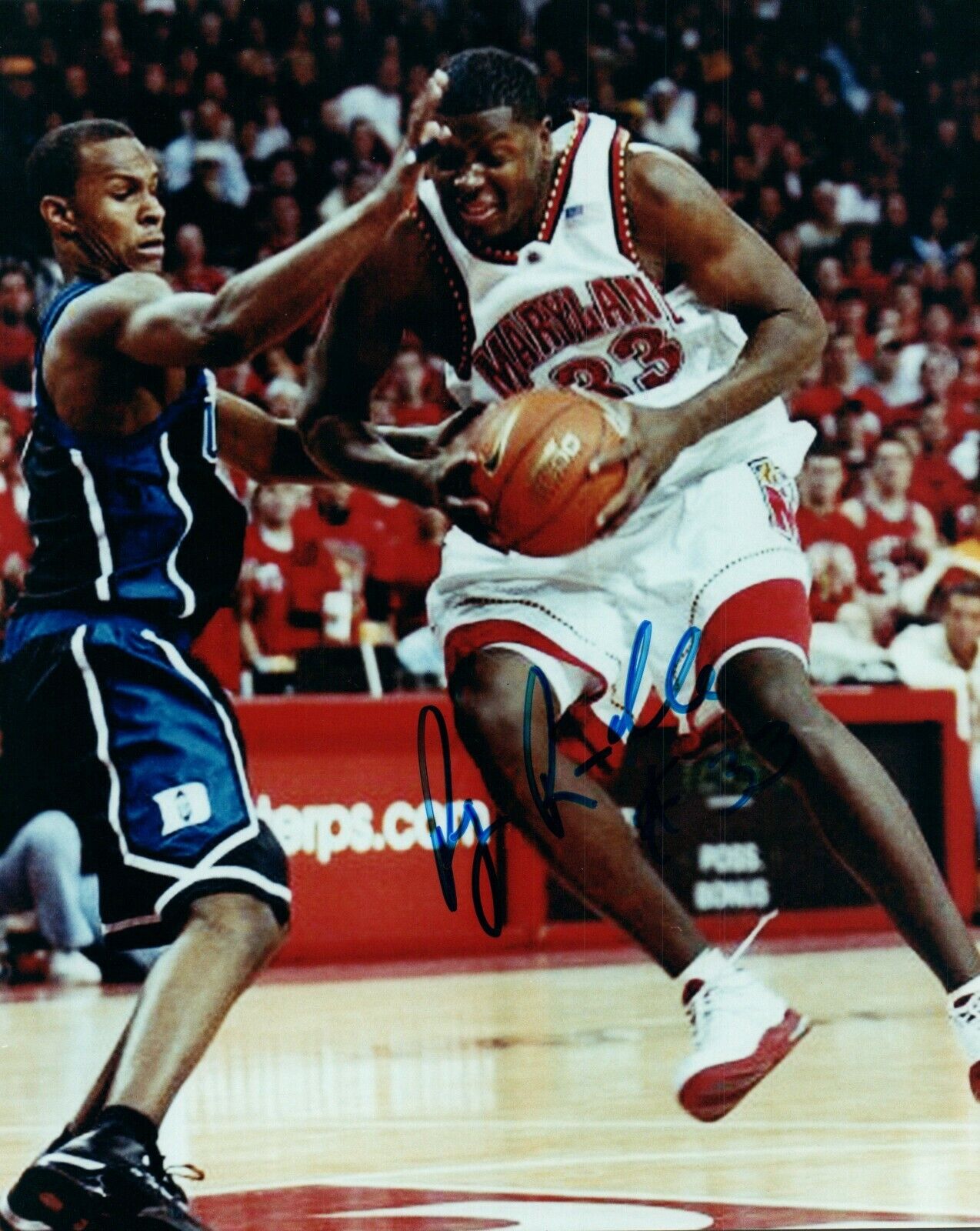 Ryan Randle NCAA College Maryland Hand Signed Autograph 8x10 Photo Poster painting