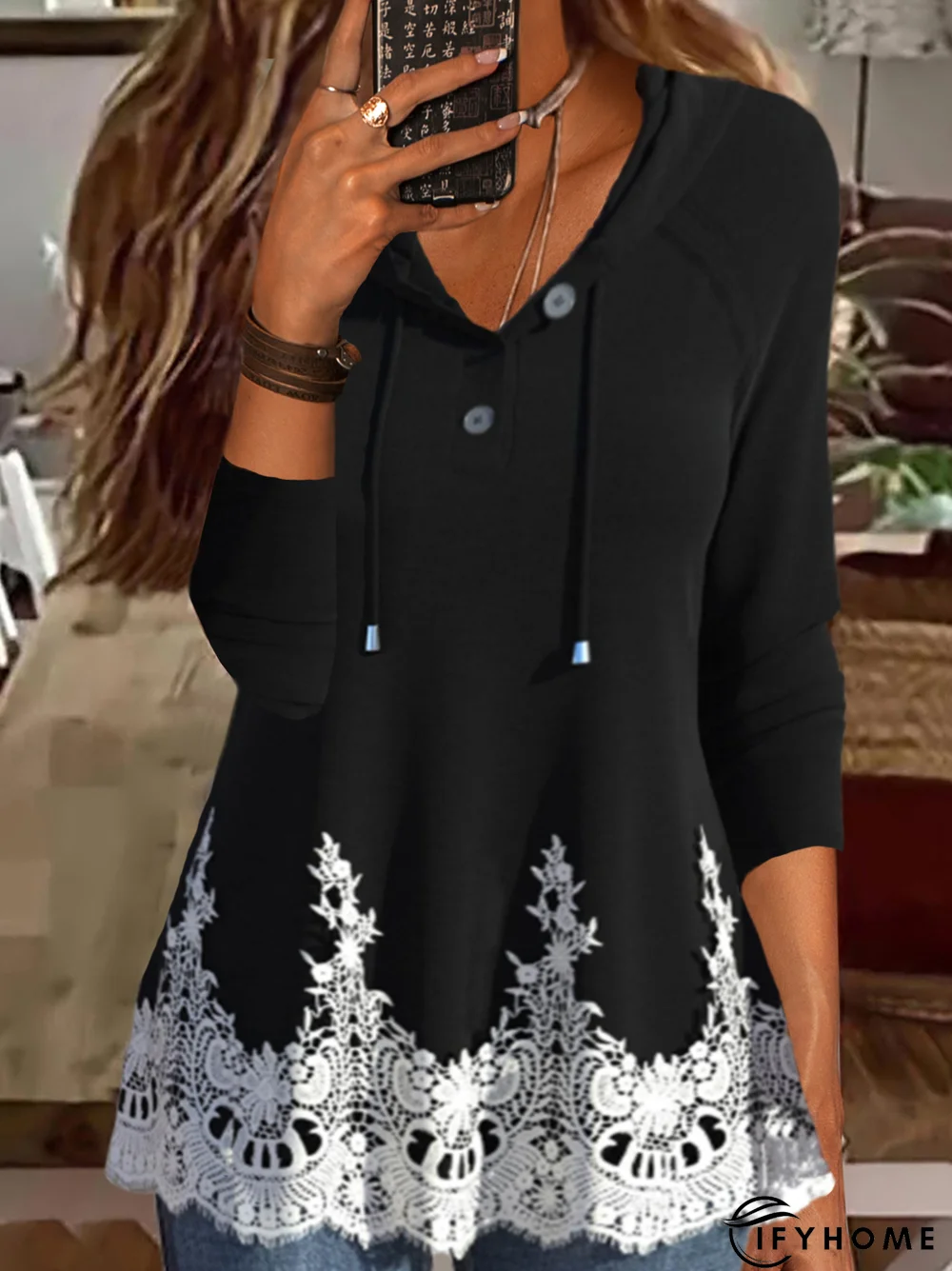 Hoodie Casual Long sleeve Jersey Loose Sweatshirt | IFYHOME