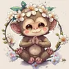 4pcs Diamond Painting -DIY Round Drill Animal