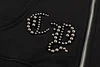 Chrome Hearts Rhinestone Cross Hoodie - Black Gothic Streetwear Sweatshirt 2633