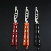 Butterfly Stainless Steel Folding Knife Hand Knife Multifunctional Unedged Butterfly Practice Knife