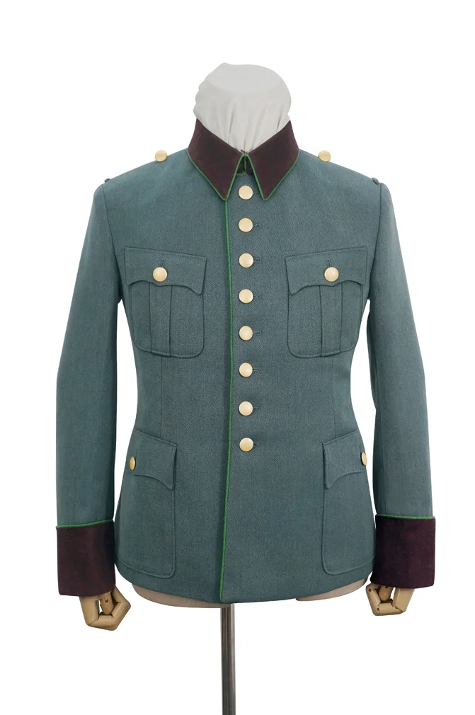   Polizei German Gabardine Service Waffenrock Tunic Short Cut German-Uniform