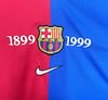 1999/2000 Retro Barcelona Home 100th Anniversary Edition Football Jersey Long Sleeve 1:1 Thailand Quality love fball