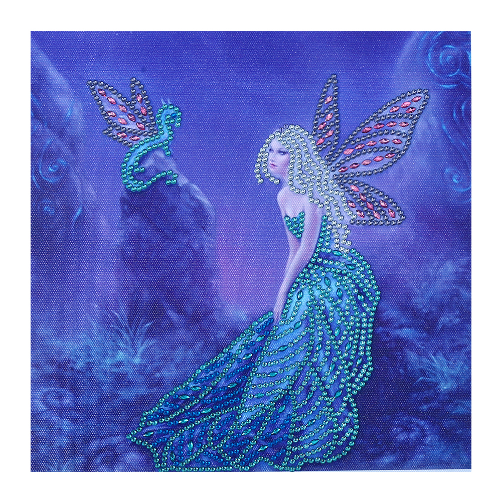 

30*30CM - Special Shaped Diamond Painting - Fairy, 501 Original