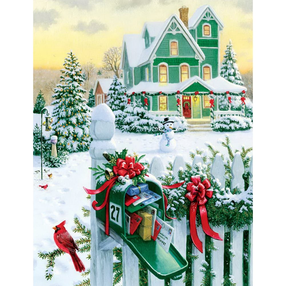 Diamond Painting - Full Round - Snow House(30*40cm)