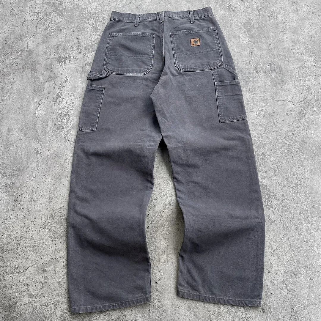 Street Style Stylish Solid Multi-Pocket Cargo Pants