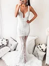 Lace Split-Joint Sleeveless Mermaid Maxi Dress
