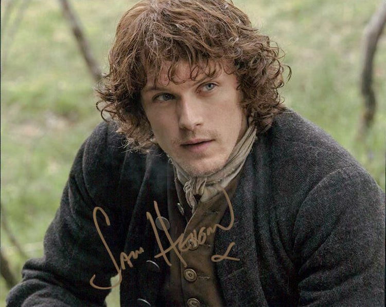 Sam Heughan (Outlander) signed 8x10 Photo Poster painting In-person