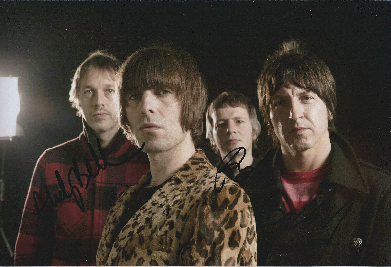 Beady EYE Group Band SIGNED Autograph Signed 12X8 Photo Poster painting AFTAL COA RARE AUTHENTIC