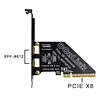PCIeX8 to 2 Port Oculink SFF 8611 & 8612 Expansion Adapter Adapter Card