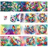12Pcs Diamond Painting Butterfly Hummingbird Dragonfly Greeting Card Set with Envelope