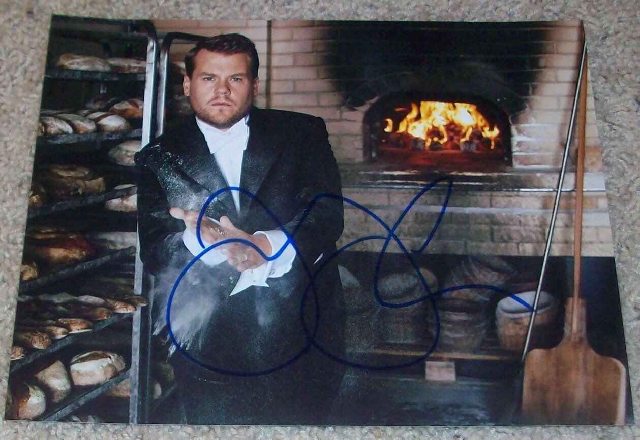 JAMES CORDEN SIGNED AUTOGRAPH THE LATE LATE SHOW 8x10 Photo Poster painting E w/PROOF